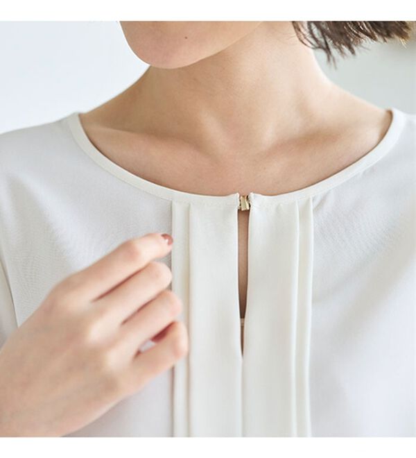 GeeRA（ジーラ）の「フロントタックフレアースリーブブラウス（ブラウス）」｜詳細画像