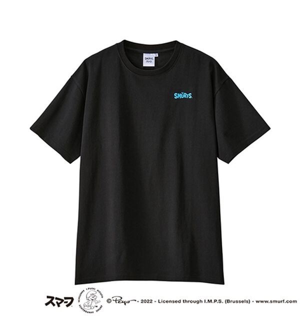 GeeRA（ジーラ）の「【スマーフ】コラボプリントＴシャツ（カットソー）」｜詳細画像