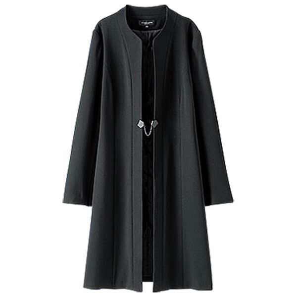 BELLUNA（ベルーナ）の「【４点セット】オールシーズン対応！洗えるストレッチ素材ロングジャケット４点セット（ドレスレット付）（ブラックフォーマル（喪服・礼服））」｜詳細画像