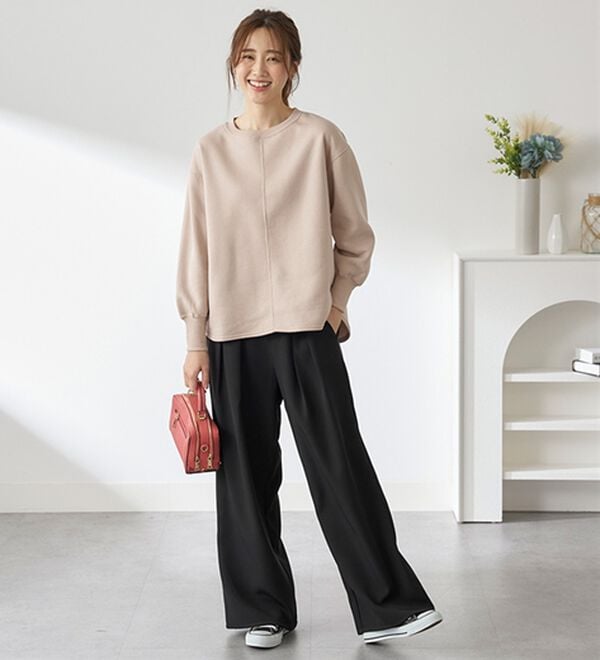 BELLUNA（ベルーナ）の「あったかキレイ！大人のこだわりトレーナー（トレーナー・スウェット）」｜詳細画像