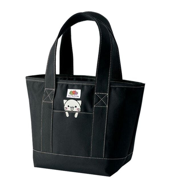 BELLUNA（ベルーナ）の「＜べるーにゃ&times;フルーツオブザルーム＞ポケット付ひょっこりミニトートバッグ（トートバッグ）」｜詳細画像