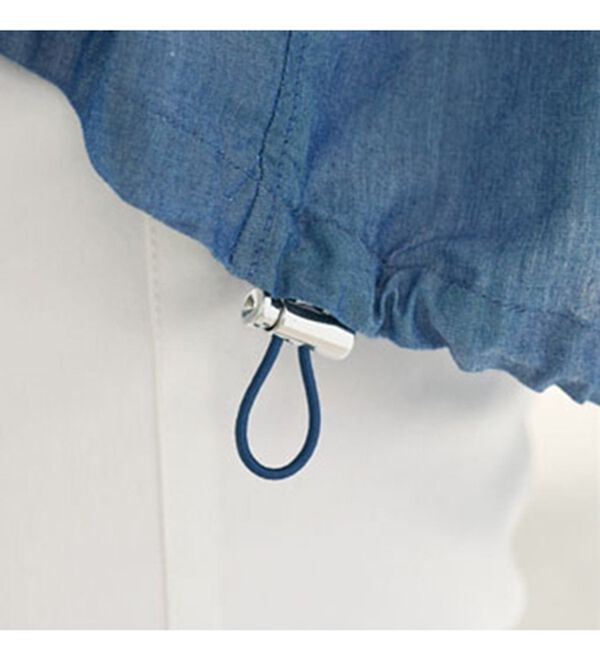 BELLUNA（ベルーナ）の「ＵＶカットひんやり軽いデニムブルゾン（ブルゾン）」｜詳細画像