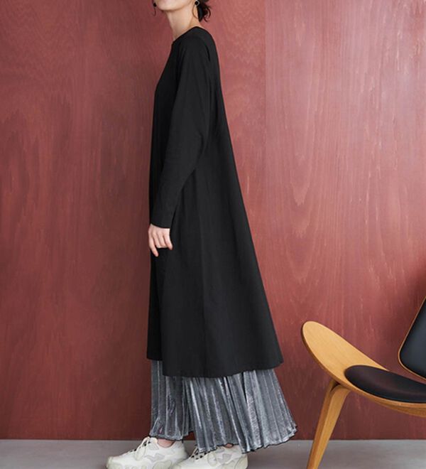 RANAN（ラナン）の「【選べる２丈】＜ＢＣ＞ポケット付マキシワンピース（その他ワンピース）」｜詳細画像