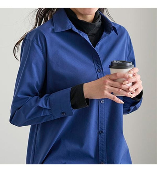 BELLUNA（ベルーナ）の「なめらかテンセル（ＴＭ）繊維ストレッチプルオーバー（カットソー）」｜詳細画像