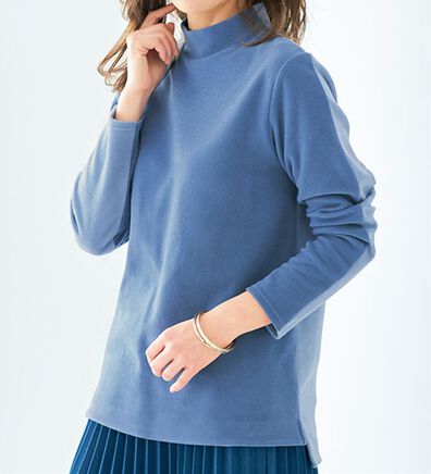 VINNO（ヴィノ）の「日本製＜ＭＩＰ＞コットン混配色プルオーバー（カットソー）」