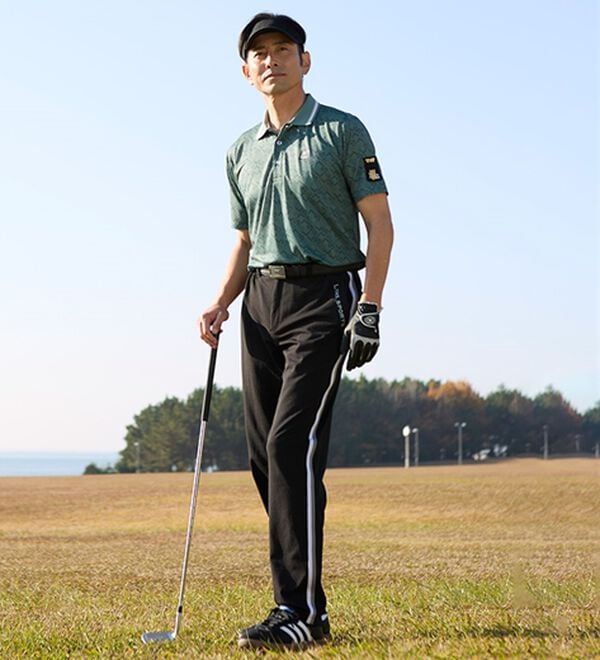 「＜リンクススポーツ＞風通すドライポロシャツ（メンズポロシャツ）」｜詳細画像