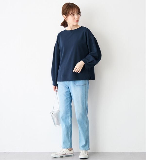 Viola e Viola（ヴィオラ エ ヴィオラ）の「【４つの機能付】楽キレイ袖タックブラウス（ブラウス）」｜詳細画像