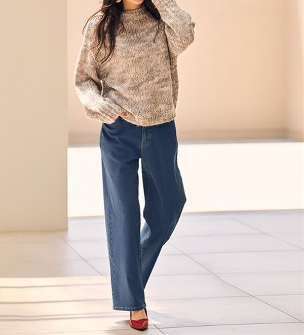 RANAN（ラナン）の「ミックスカラーシャギーニット（ニット・セーター）」｜詳細画像