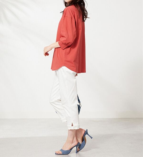 BELLUNA（ベルーナ）の「ひんやり！綿１００％キシリトールプリントチュニック（チュニック）」｜詳細画像