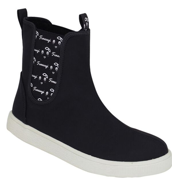 BELLUNA（ベルーナ）の「水たまりに入りたくなる大人レインシューズ＜べるーにゃ・ふなっしー＞（レインシューズ）」｜ブラック／フナッシー