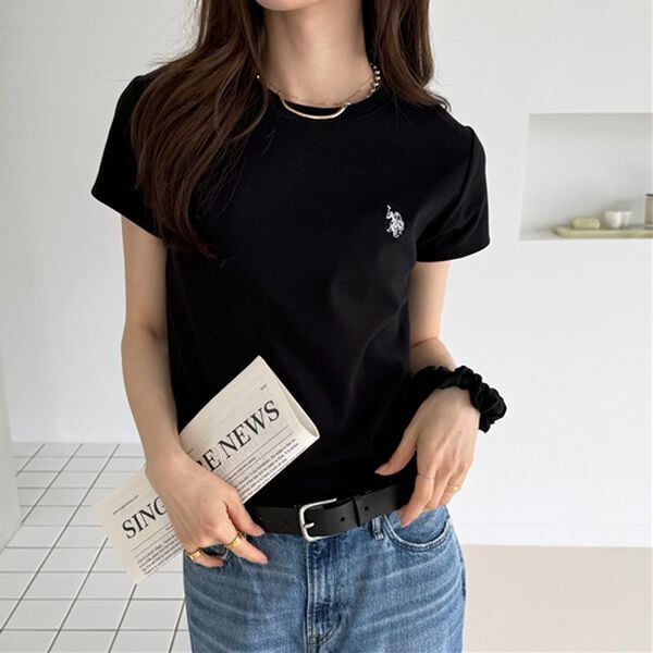 GeeRA（ジーラ）の「【ＵＳ．ＰＯＬＯ．ＡＳＳＮ】汗染み防止ミニＴシャツ（Tシャツ）」｜詳細画像