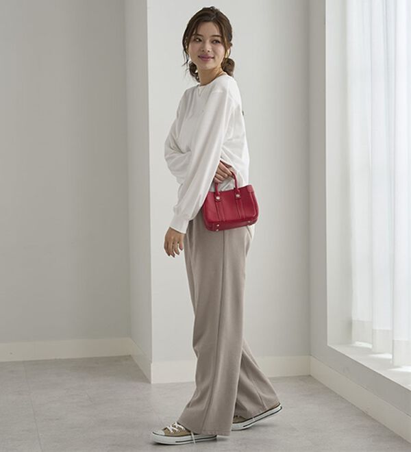 BELLUNA（ベルーナ）の「【メルティポンチ】イージーパンツ（フルレングスパンツ）」｜詳細画像