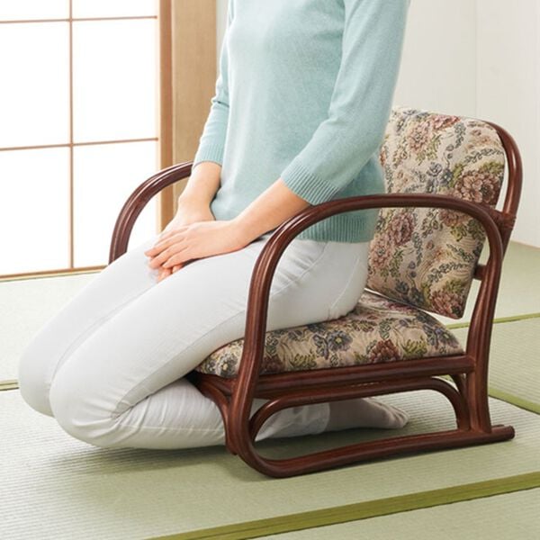 「籐固定式座椅子（椅子・チェア・スツール）」｜詳細画像