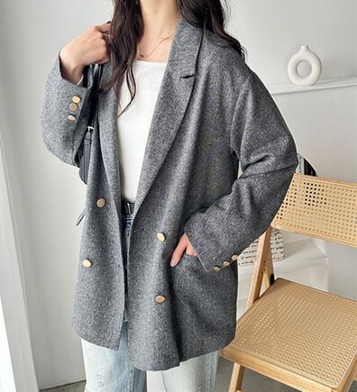 GeeRA（ジーラ）の「オーバーサイズダブルテーラードジャケット（テーラードジャケット）」