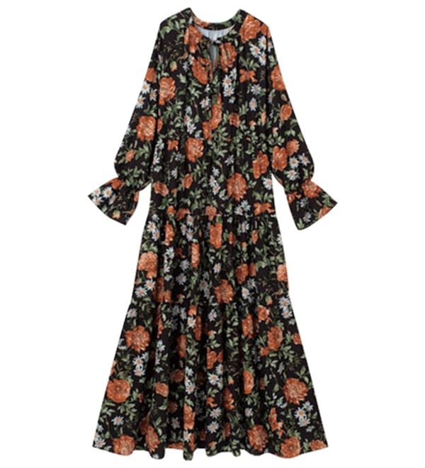 RANAN（ラナン）の「レトロフラワーティアードワンピ（その他ワンピース）」｜詳細画像