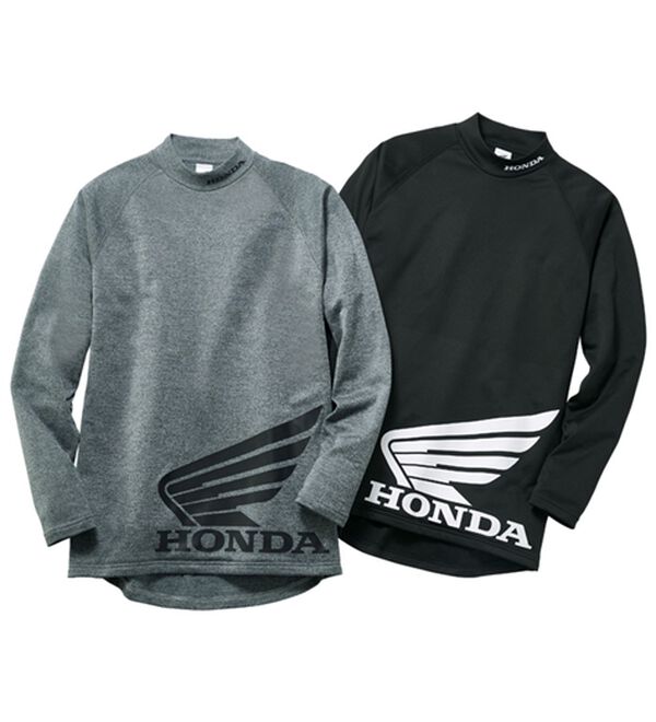 「＜ＨＯＮＤＡ＞ビッグロゴ防風インナー（メンズ肌着・インナーウェア）」｜2色組