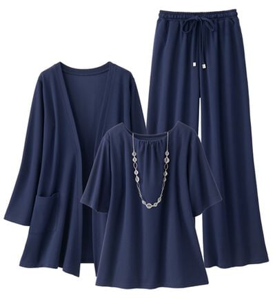 LAVIENNE（ラヴィエンヌ）の「【３点セット】旅ともトラベルセットアップ３点セット（セットアップ）」