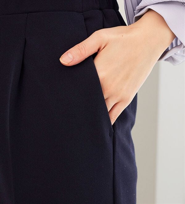 BELLUNA（ベルーナ）の「＜セレモニースタイル＞ジョーゼット素材ワイドパンツ（ワイドパンツ・ガウチョ）」｜詳細画像