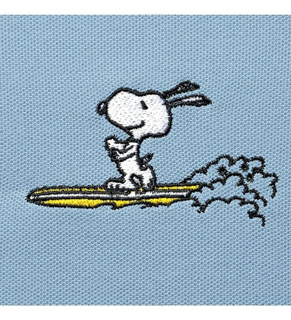 BELLUNA（ベルーナ）の「スヌーピー刺しゅうポロチュニック（ポロシャツ）」｜詳細画像