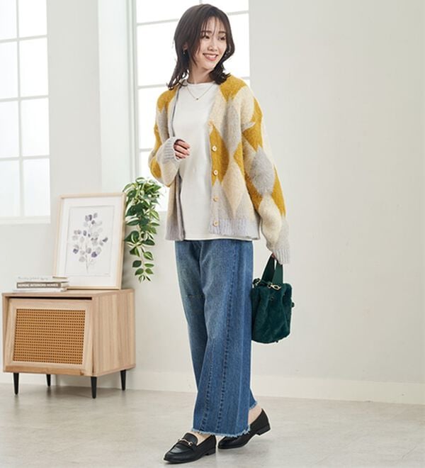 BELLUNA（ベルーナ）の「《ＨｕｇＲｅａｍコットン》オーガニックコットン１００％プルオーバー（Tシャツ）」｜詳細画像