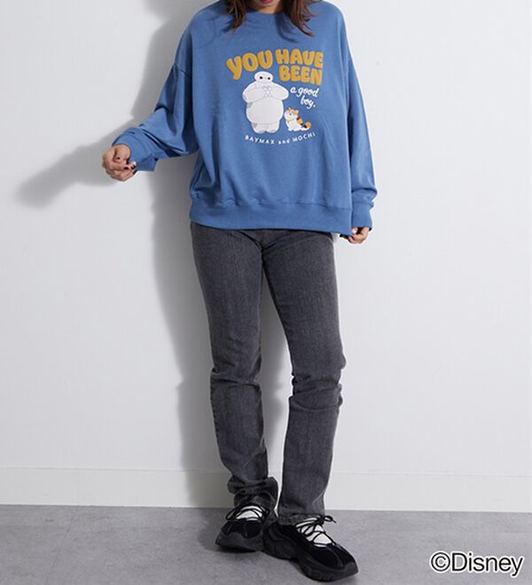 BELLUNA（ベルーナ）の「＜Ｄｉｓｎｅｙ＞【ベイマックス】部分発泡プリント裏毛ゆったりトレーナー（トレーナー・スウェット）」｜詳細画像