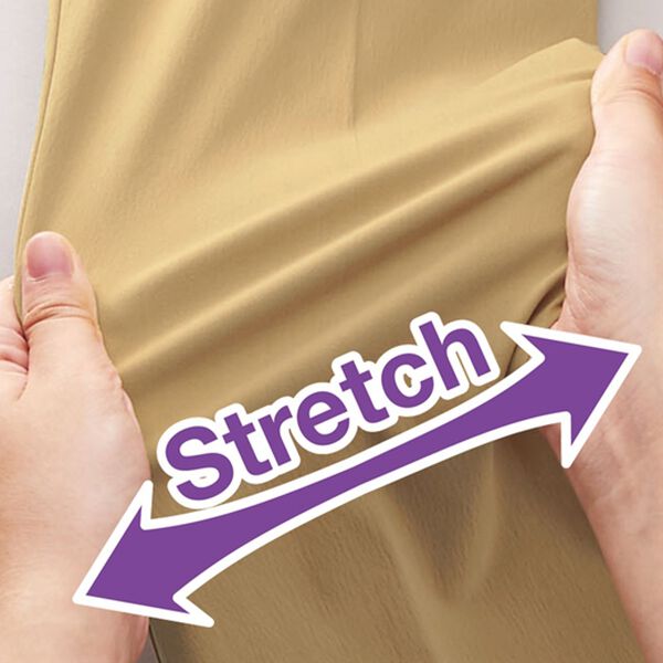 BELLUNA（ベルーナ）の「抗菌ストレッチテーパードパンツ（フルレングスパンツ）」｜詳細画像