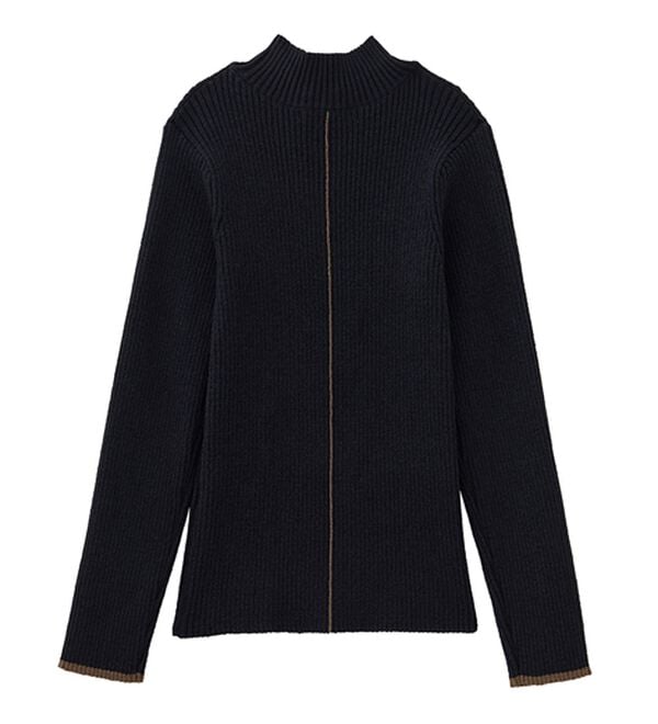 RANAN（ラナン）の「もちもちリブパイピングハイネックニット（ニット・セーター）」｜詳細画像