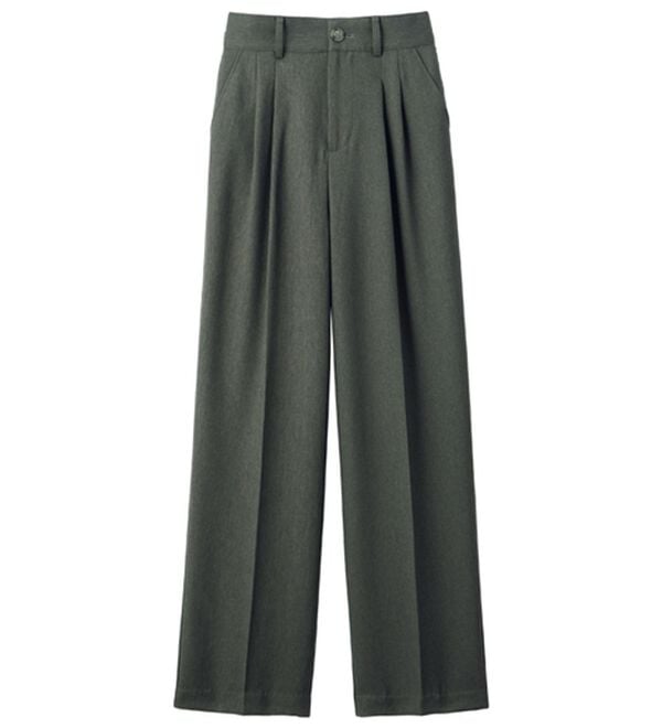 ルフラン（ルフラン）の「こ綺麗こなれたパンツ（フルレングスパンツ）」｜杢チャコール