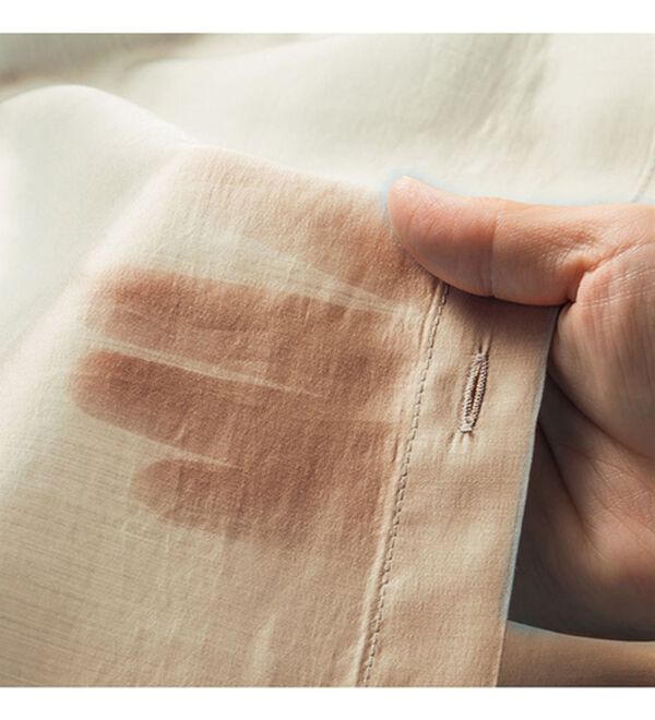 VINNO（ヴィノ）の「シャイニーローンラッフル衿ブラウス（ブラウス）」｜詳細画像