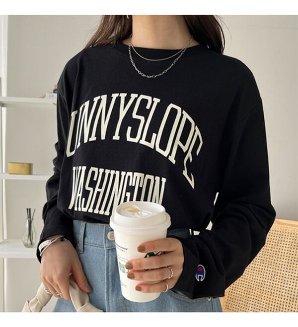 GeeRA（ジーラ）の「【ｃｈａｍｐｉｏｎ】ロゴロンＴ（カットソー）」｜詳細画像