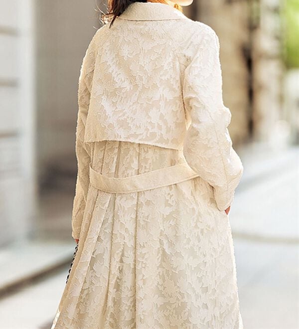 【美シルエット】 ted baker 花柄 フレア コート 美シルエット】 ted baker 花柄 フレア コート 美シルエット