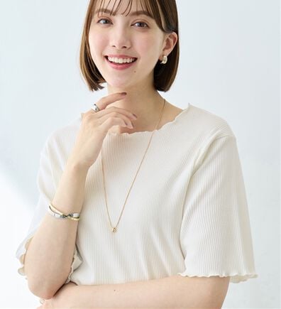 Viola e Viola（ヴィオラ エ ヴィオラ）の「ひんやリブ　メロウデザイントップス（カットソー）」