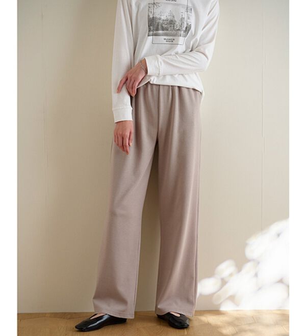 BELLUNA（ベルーナ）の「【メルティポンチ】イージーパンツ（フルレングスパンツ）」｜詳細画像
