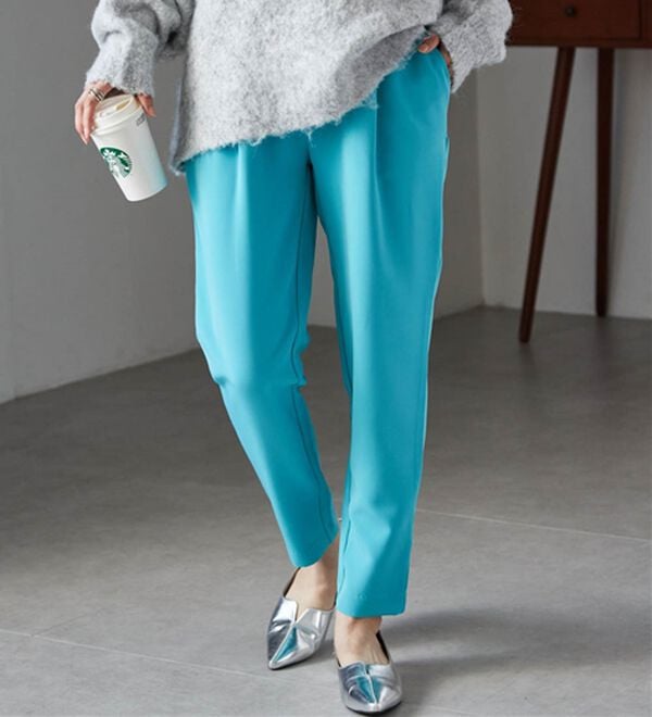 RANAN（ラナン）の「【選べる股下】美脚シルエットタックパンツ（フルレングスパンツ）」｜詳細画像