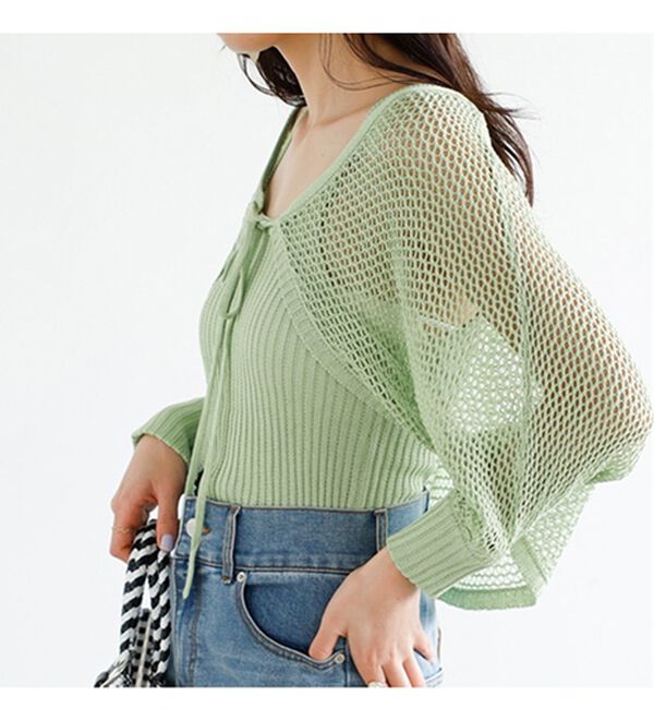 GeeRA（ジーラ）の「ボレロカーディガン＆キャミセット（アンサンブル）」｜詳細画像