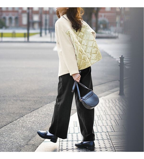 RANAN（ラナン）の「異素材使いブルゾン（ブルゾン）」｜詳細画像