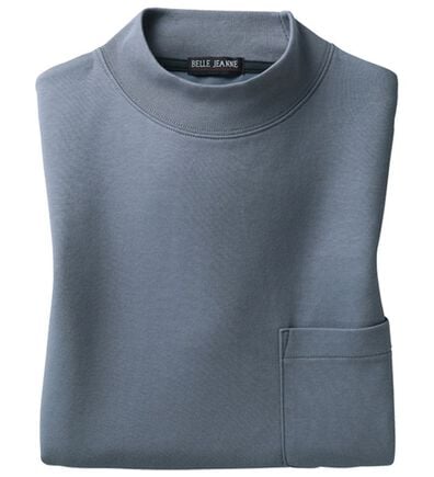「肌側しっとりなめらか吸湿発熱ハイネック（メンズＴシャツ）」