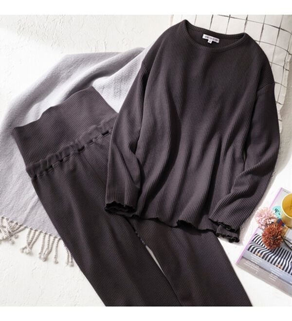 ワッフルプルオーバー＆ハラマキ付パンツセット - ベルーナ【公式】