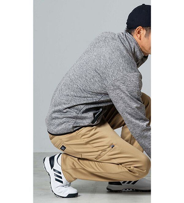 「＜ポロ・ビーシーエス＞裏フリースハーフジップトレーナー（メンズトレーナー）」｜詳細画像