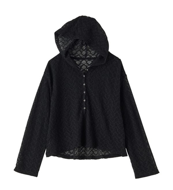 RANAN（ラナン）の「レースフーディートップス（カットソー）」｜詳細画像