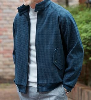 「メルトンジャージスイングトップ（メンズジャケット）」｜詳細画像