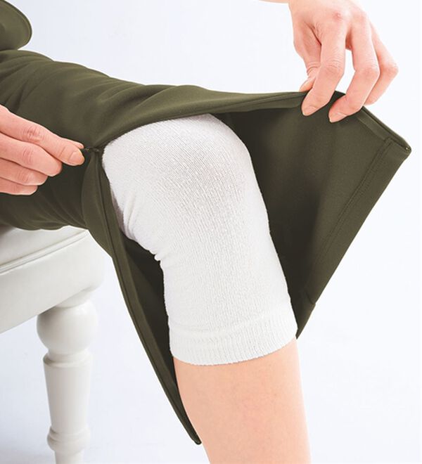 「日本製　サラッと快適裾ファスナー付きパンツ（フルレングスパンツ）」｜詳細画像