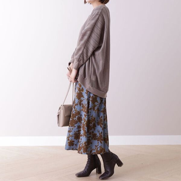 BELLUNA（ベルーナ）の「ワープジャカードアンサンブル（チュニック）」｜詳細画像