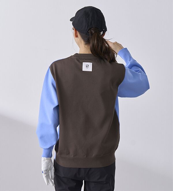 BELLUNA（ベルーナ）の「配色ラインニットプルオーバー（ニット・セーター）」｜詳細画像