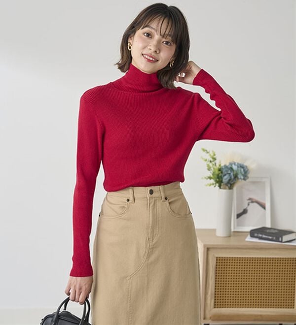 BELLUNA（ベルーナ）の「＜＆ｃｏｃｏｃｈｉ＞ハピネスコットン１００％ニットレギンス（スパッツ・レギンス）」｜詳細画像