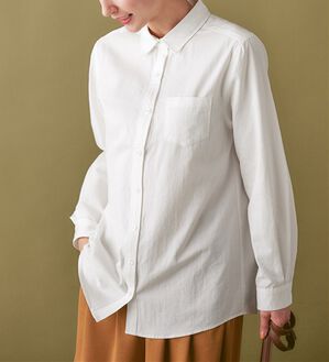 Viola e Viola（ヴィオラ エ ヴィオラ）の「着回し力抜群！定番シャツ（シャツ）」｜オフホワイト