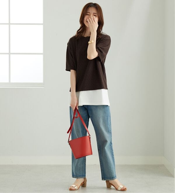 BELLUNA（ベルーナ）の「レイヤードに活躍！綿100％タンクトップ（タンクトップ・キャミソール）」｜詳細画像