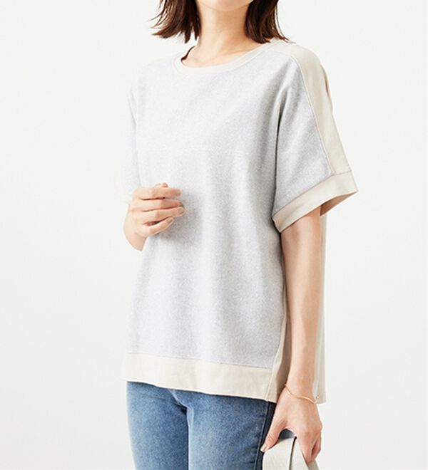 BELLUNA（ベルーナ）の「ステッチデザイン切替プルオーバー（カットソー）」｜詳細画像
