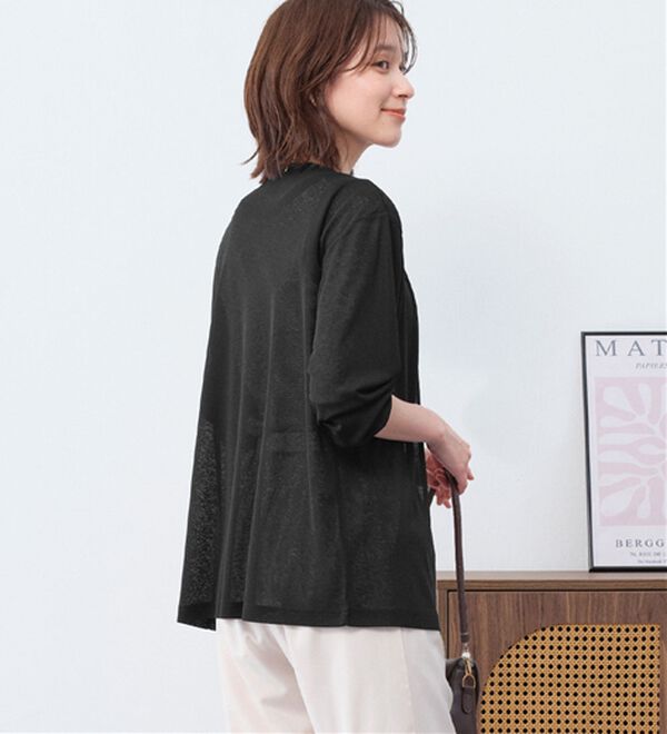 Viola e Viola（ヴィオラ エ ヴィオラ）の「【選べる丈】こなれカーデ（その他カーディガン）」｜詳細画像