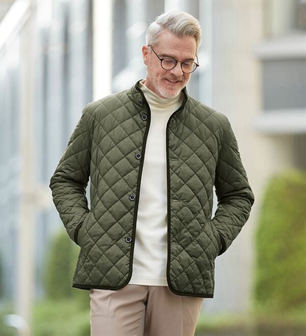 「＜ゴールデンベア＞ウォッシャブルキルティングジャケット（メンズジャケット）」｜詳細画像